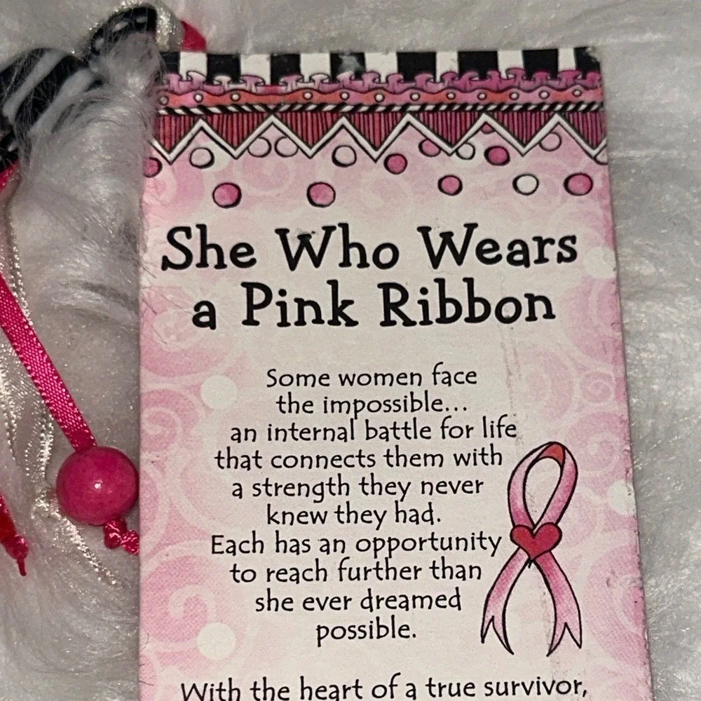 Suzy Toronto Pink Ribbon Breast Cancer Awareness Bookmark Blue Mountain Arts